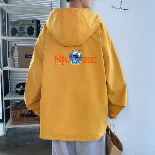 ！春秋新款港风休闲连帽夹克男宽松外套男装DJK260-P45,男装夹克,电商B371