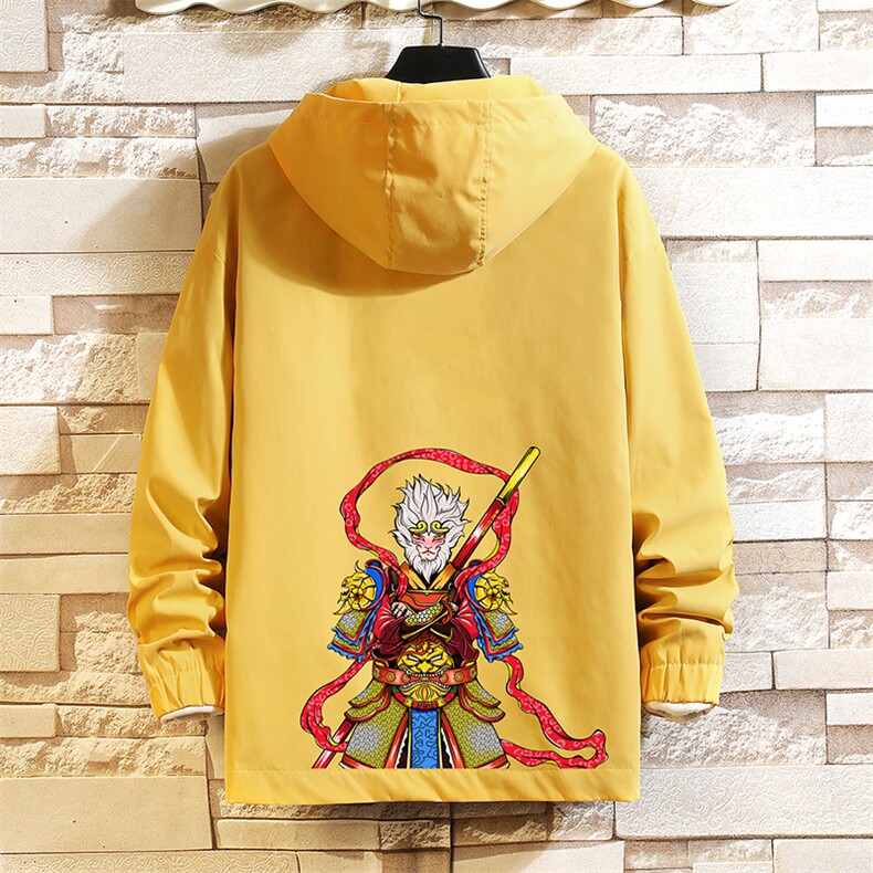 JK65203-P45连帽夹克男大码胖子棒球服上衣外套砖墙挂拍,男装夹克,电商A040A