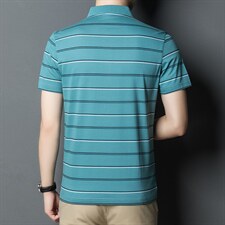 CY2103男士2023年夏季新款短袖t恤青年商务翻领体恤P108,男装T恤,电商B360