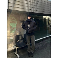 立领羽绒棉衣棉服男2024秋冬新款宽松保暖短款面包服M265，男装棉衣，星座1116A（原606A-3）