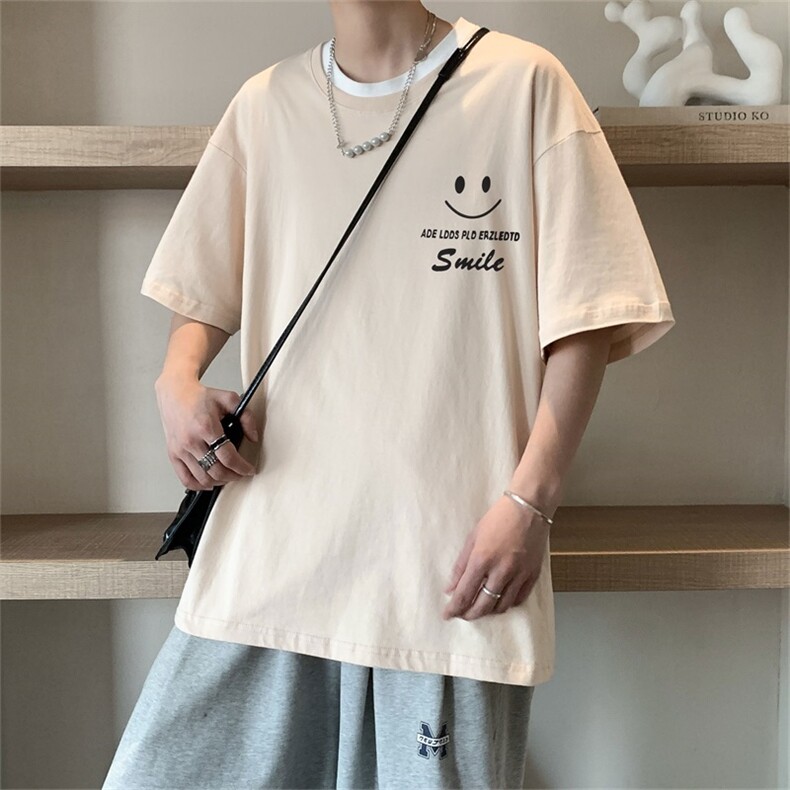 230g重磅纯棉!夏季短袖t恤男半袖男DSA028-MDTP533-P25,男装T恤,电商A028