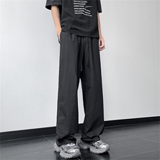 XZ-221-5/K1601/P50春夏美式设计感阔腿高级感西裤休闲裤，男装休闲裤，星座221-5