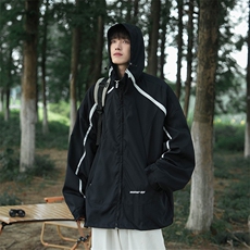 2023秋季户外登山防晒衣情侣装日系机能风冲锋衣外套男W7781-P68，男装夹克，星座512-4
