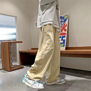 男秋冬休闲纯色工装裤K159P35图片