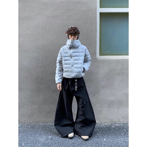 长袖棉服外套连帽拉链纯色轻薄百搭棉服 MY8501 特P79图片