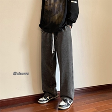 光版抽绳牛仔裤直筒B342-W110-特P32JR42，男装牛仔裤，电商B342