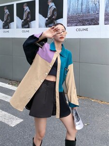 牛仔开衫图片