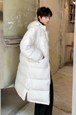 90%白鸭羽绒服D5566-TP245348韩系高级感百搭纯色连帽外套，男装羽绒服，电商A102