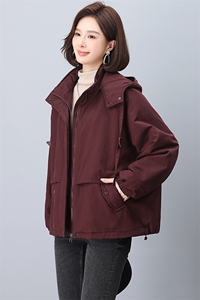 加绒派克服女2024冬季新款宽松大码中年休闲加厚保暖棉衣外套图片