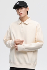 秋季新品时尚百搭衬衫纯色翻领卫衣男女同款EY3670-P60，男装衬衫，电商B306