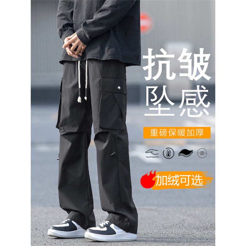美式百搭重磅加绒加厚休闲冲锋裤   K720常规特批39  加绒特批43图片