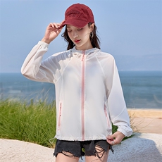 休闲时尚防晒衣女2025夏季新款户外透气轻薄外套宽松高品质防晒服，女装防晒衣，以桐