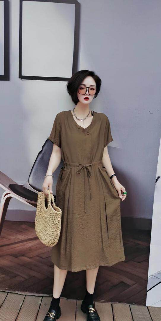 夏季新款休闲连衣裙，女装连衣裙，芷箐伊苑