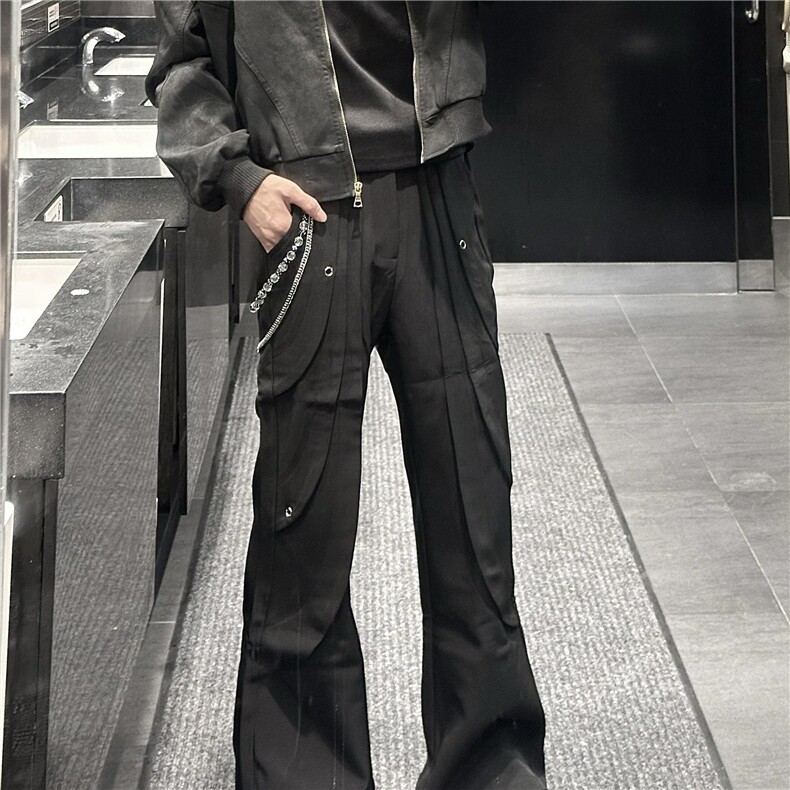 1506A/GX2510/P45宽松阔腿裤子直筒休闲长裤,男装休闲裤,星座1506A