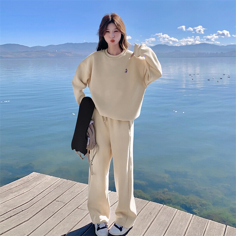 现货：春装新款春秋季宽松版休闲运动套装2C135-6860P175K268,女装套装/套裙,2C135