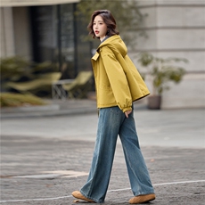独特漂亮连帽冲锋衣夹棉厚外套女2025新款巨好看短款二棉衣棒球服，女装棉衣/棉服，梦懿尔