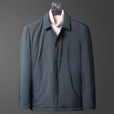D922-1冬季新款男士羽绒服翻领外套修身白鸭绒P276，男装羽绒服，电商B360