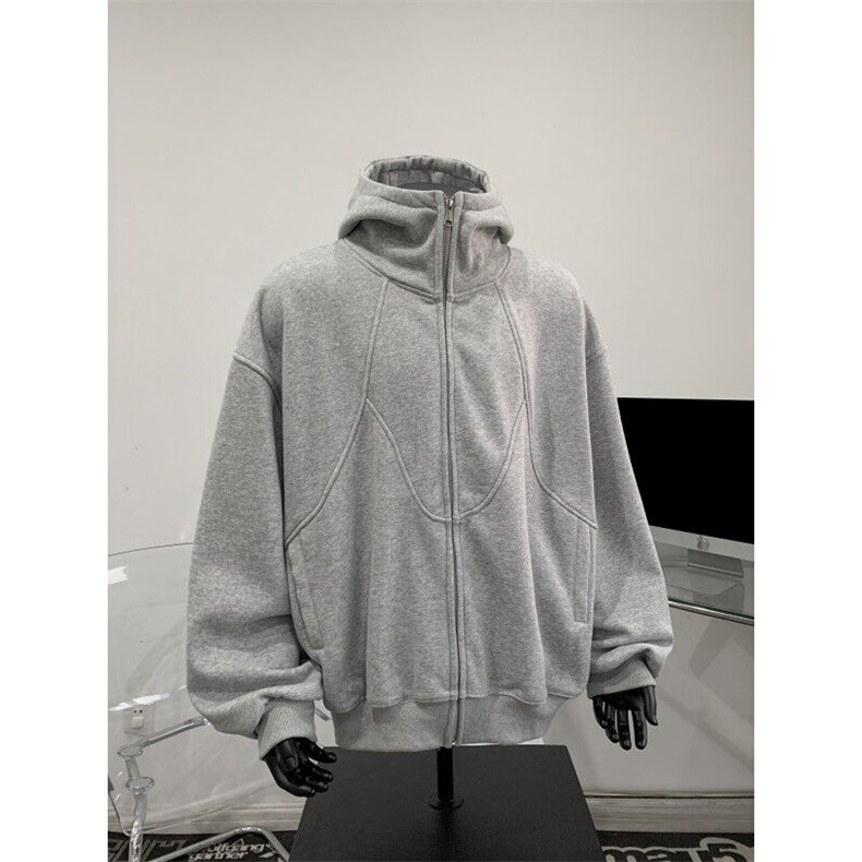 XZ809A/XS07/特P75/控118/加绒特P85/控128重磅连帽开衫卫衣,男装卫衣,星座809A(原222-1)