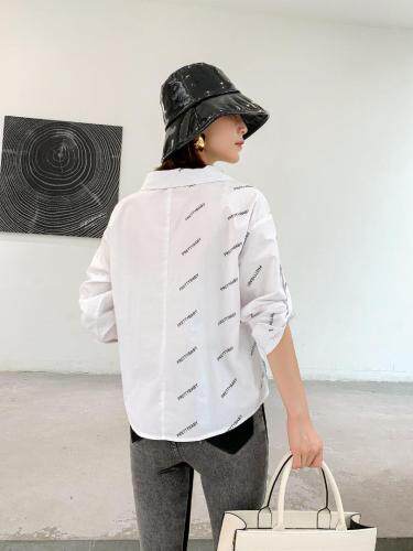 [现货]秋季补单款AB面拼接衬衫，女装衬衫，锦绣阁