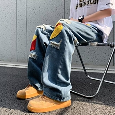 2024夏季新款美式街头牛仔裤男潮牌百搭休闲长裤现货K7960-P55，男装牛仔裤，星座512-3