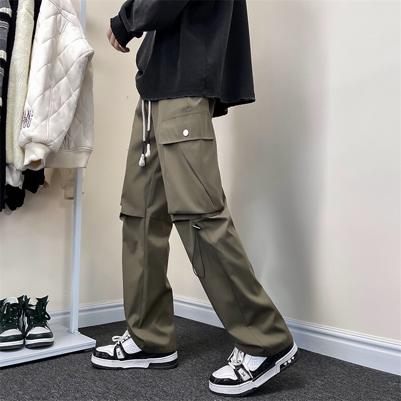 美式复古机能工装裤男士秋冬新款潮牌宽松冲锋裤休闲裤K7553-P36,男装休闲裤,星座512-3