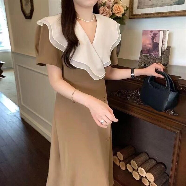 夏季韩范连衣裙2022，女装连衣裙，贻思茗