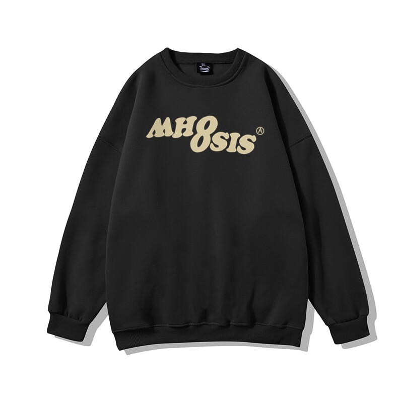 白底新款秋冬字母印花潮流美式宽松圆领卫衣W190P30控48,男装卫衣,电商A247-1