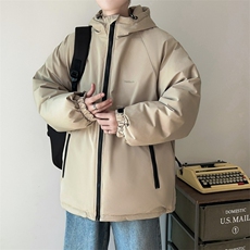 连帽冲锋衣棉服外套男冬宽松加厚保暖机能工装情侣棉衣TT568P90，男装夹克，星座1013-5