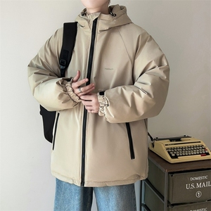 连帽冲锋衣棉服外套男冬宽松加厚保暖机能工装情侣棉衣TT568 P90图片