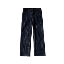 ins网红牛仔裤男直筒宽松坠感阔腿裤子韩版潮流老爹裤k302-p40,男装牛仔裤,星座1008-1