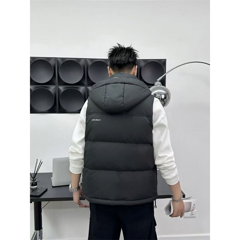 休闲拼色羽绒马甲印花潮男流行时尚高级羽绒马甲313B-TMA71-P80,女装马甲,星座313B