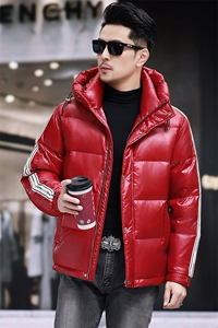 实体男士连帽高品质羽绒服主推大货图片