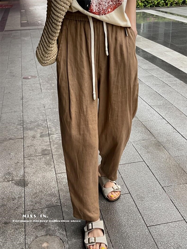 现货料松紧腰萝卜裤，其它，蜜思印·金