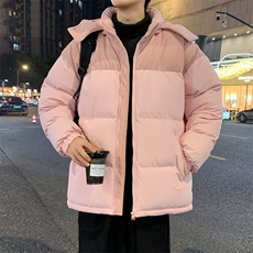 棉服撞色拼接灯芯绒外套男生冬季棉衣情侣装棉袄子M810-P85，男装棉衣，星座308B-2