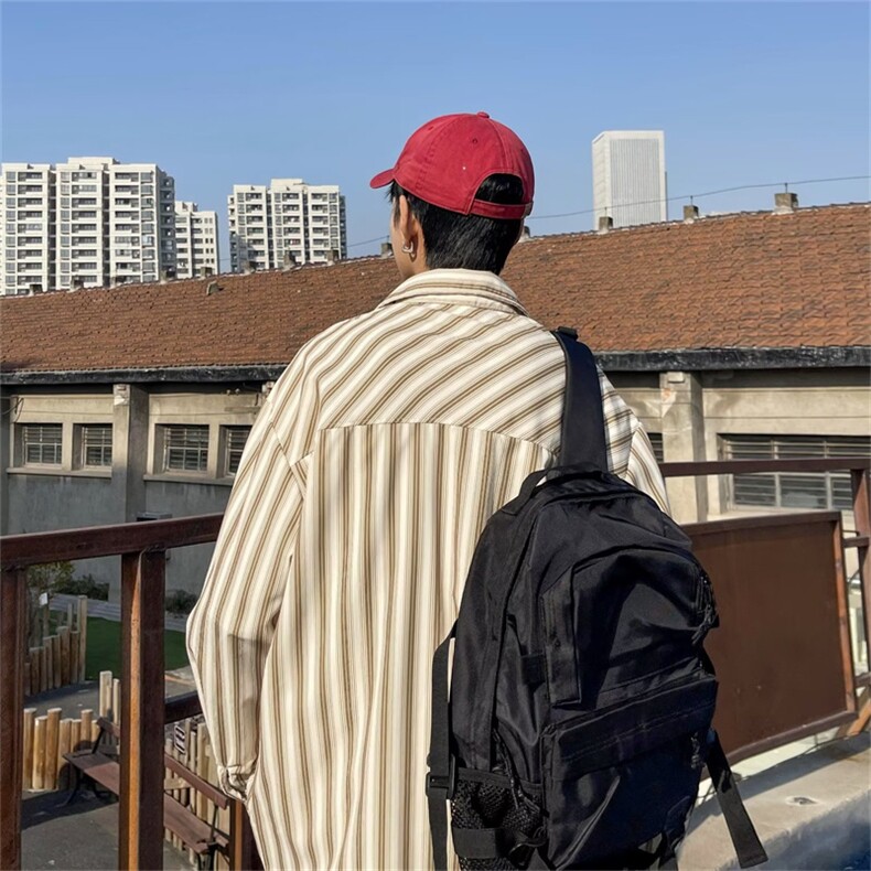 条纹长袖衬衫男春季新款复古cityboy衬衣潮牌痞帅外套CS2626-P33,男装衬衫,星座1008-1