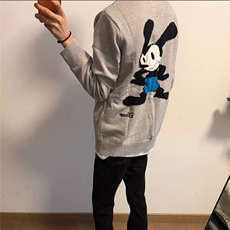 RT01M-3XL）P65美式复古卡通毛衣，男装针织衫/毛衣，电商B323A