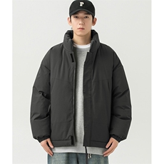 现货美式高街休闲夹克冬季立领纯色三防户外工装加厚棉服外套，男装夹克，电商A486