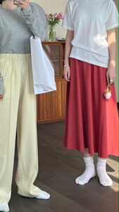 简约 半身裙，女装半身裙，LIN.Y