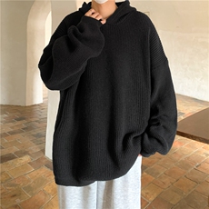 备货几千件重磅连帽毛衣套头针织衫男女同款情侣装M5306-P65，男装针织衫/毛衣，星座1212