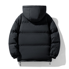 现货抖音得物可供视频三防加厚羽绒连帽棉衣外套面包棉服85553，男装棉衣，电商A486
