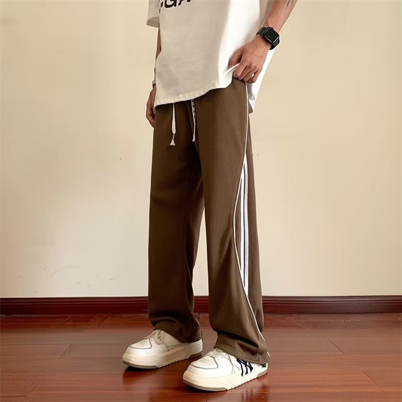 夏季百搭休闲库机能风侧标波浪织带运动裤冲锋裤BK107-P40,男装休闲裤,星座1109-3