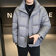 新款男士小立领羽绒服夹克加厚防寒309B-3-81068-P235，男装夹克，星座1409-3