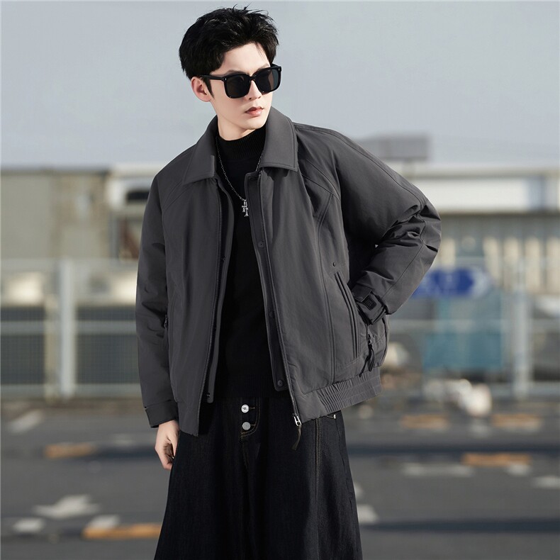 M-4XLB3533626P260灰2025新款羽绒服男【标50绒110-150g】，男装羽绒服，电商B353