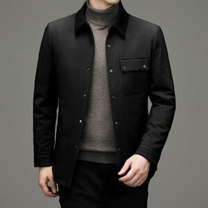 中年男新款冬季加厚棉服爸爸冬装短款棉衣外套 ZL2258-P175图片