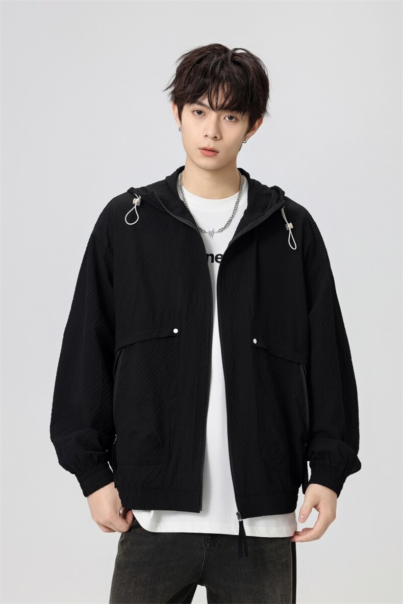 防晒衣男士夏季2025新款薄款冰丝透气防晒服JK2192-P55,男装防晒衣,星座210-1