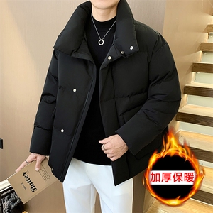 2025棉衣冬季新款立领棉衣外套男士衣款宽松加棉加厚棉衣图片