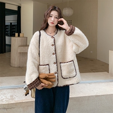 新品有货！温柔风毛毛外套2C213-913-P185-K268，女装短外套，2C213