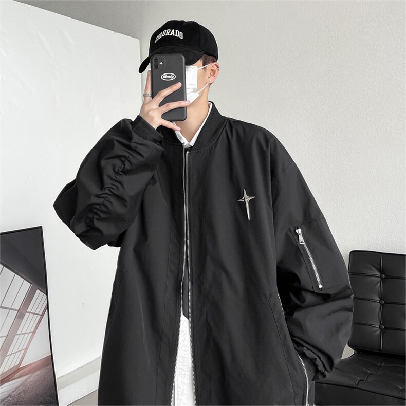 JK8103/P68春装现货立领夹克男外套棒球服防水大码潮男工装上衣,男装夹克,电商A141