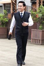 218/P55中老年毛线背心老年开衫背心爸爸冬季保暖爷爷毛线衫坎肩，男装背心/马甲，星座1216（原钱塘722）