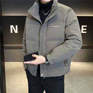 标50绒立领男士羽绒服冬季2025新款加厚冬装外套A313-3318-P205,男生白大褂搭配图片